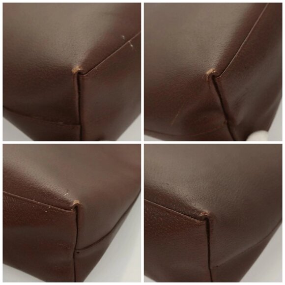 GUCCI Bamboo Shoulder Bag Leather Brown Gold 001 1880 Auth am8464 - Picture 14 of 16